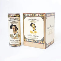 Liberta hemp-infused non-alcoholic red wine 4-pack with cans and packaging box