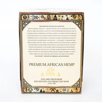 Side of Liberta hemp-infused non-alcoholic red wine 4-pack box with product description