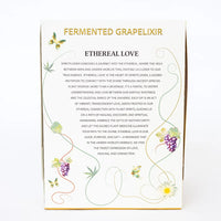 Side view of Spiritflower 4 pack box with product description – non-alcoholic hemp nectar